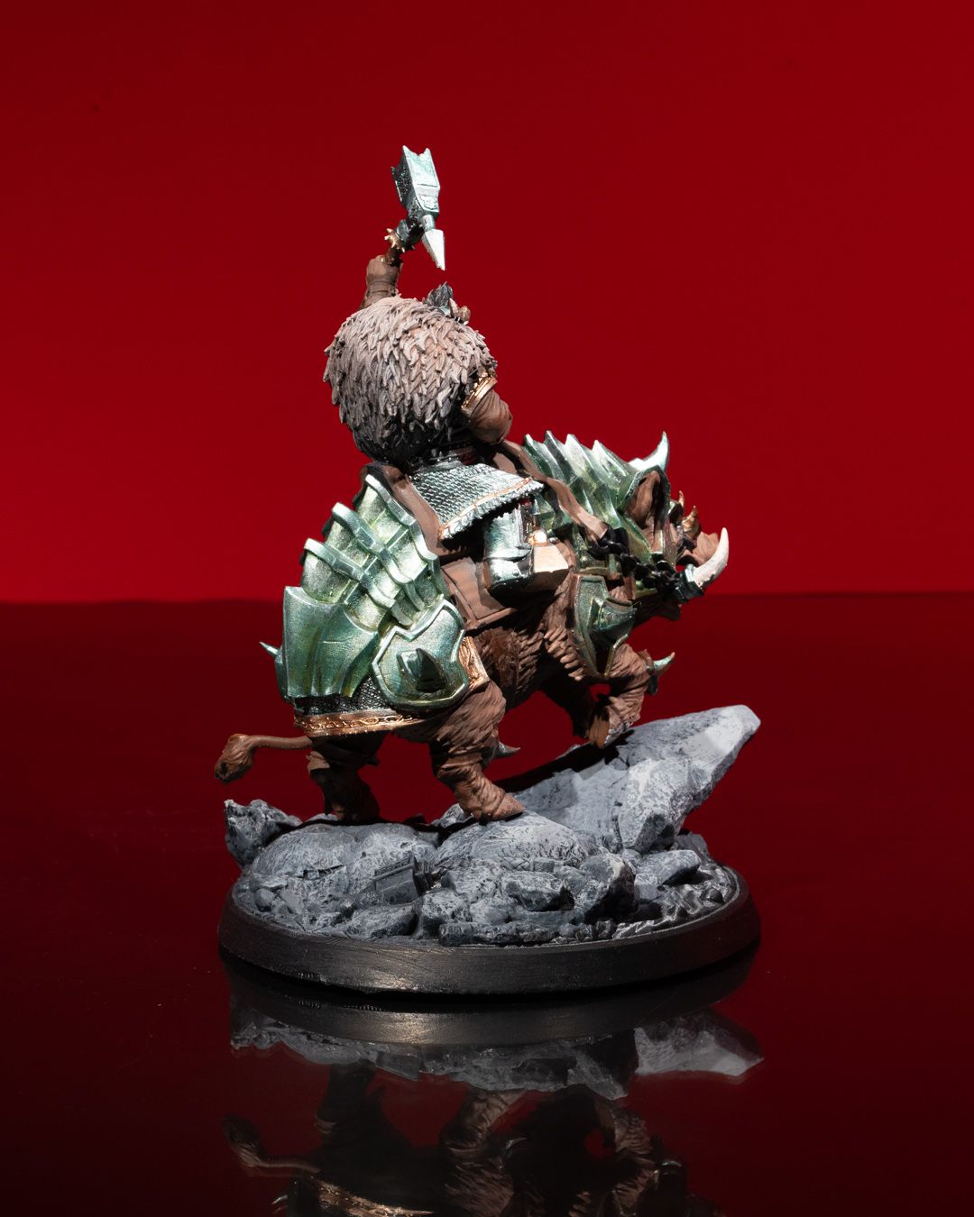 Dungeons & Dragons Dwarven Rider Miniature