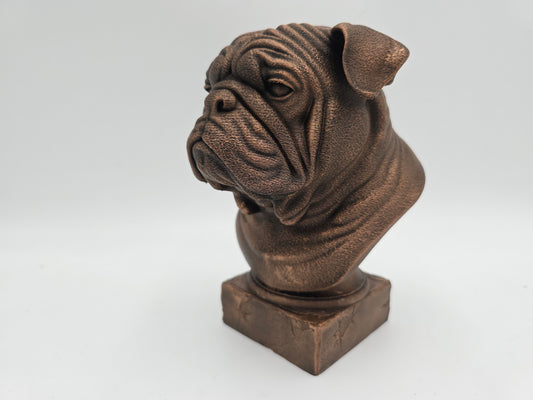 English Bulldog Bust