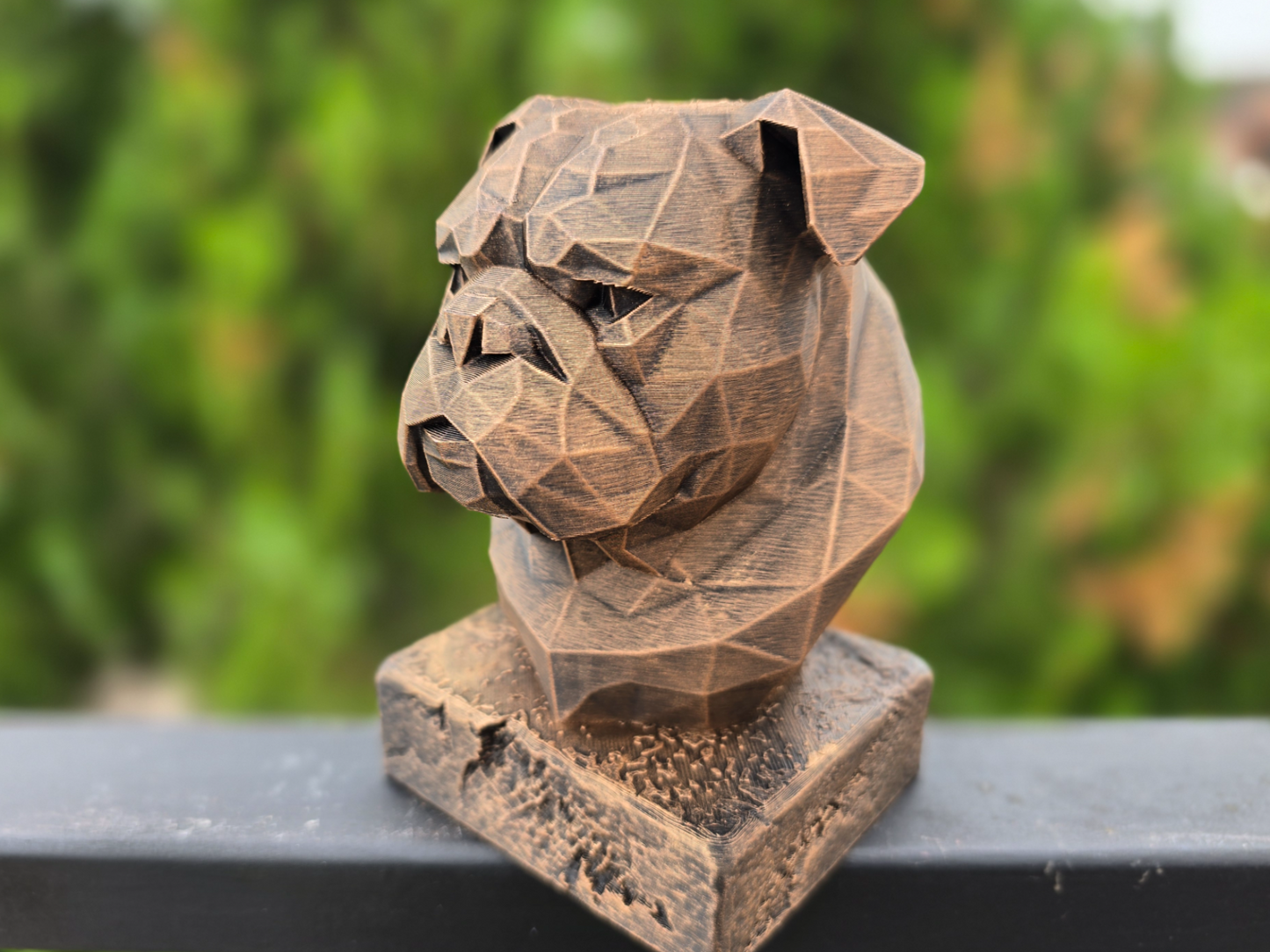 English Bulldog Bust