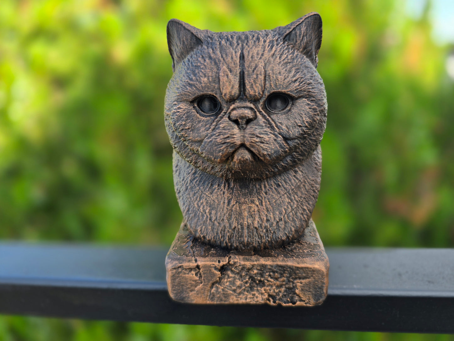 Exotic Shorthair Cat Bust