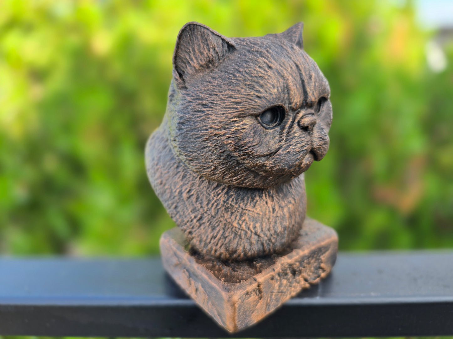 Exotic Shorthair Cat Bust