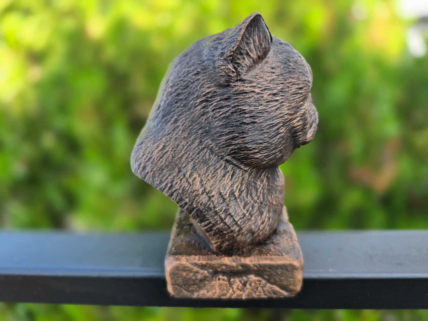 Exotic Shorthair Cat Bust