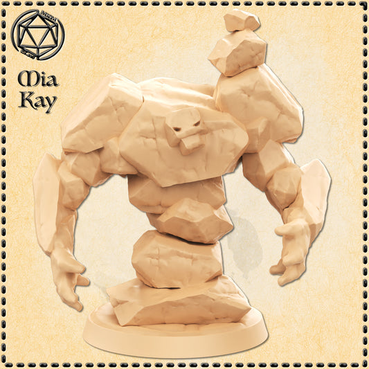 Dungeons & Dragons Earth Brute Elemental Miniature