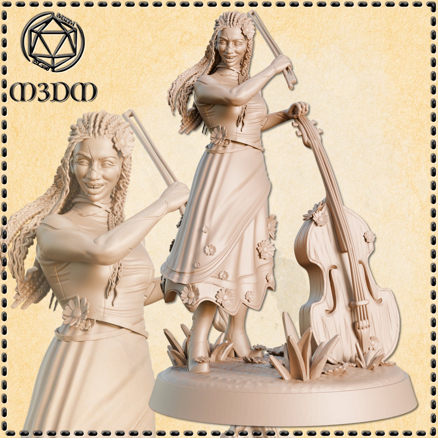 Dungeons & Dragons Earthborn Bard Miniature