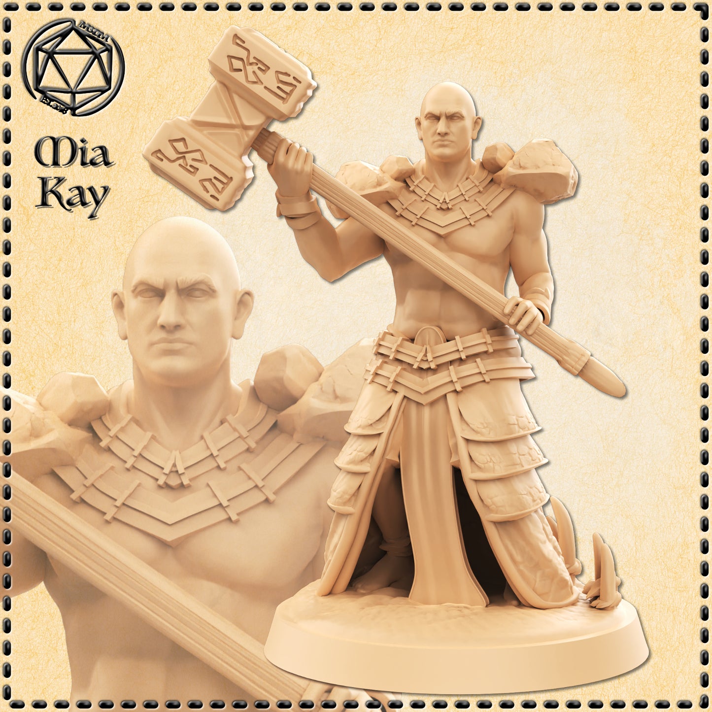 Dungeons & Dragons Earthborn Male Miniature