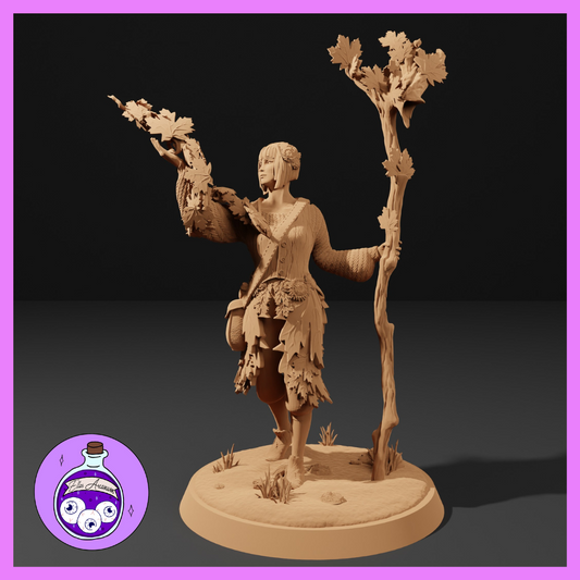 Dungeons & Dragons Eladrin Elf Female Autumn Miniature