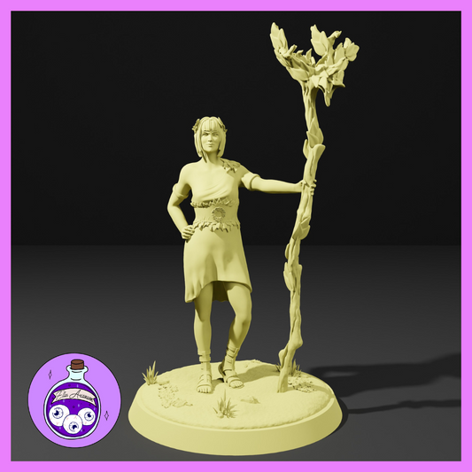 Dungeons & Dragons Eladrin Elf Female Summer Miniature