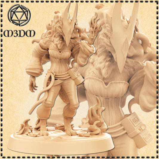 Dungeons & Dragons Eldritch Foxfolk Miniature