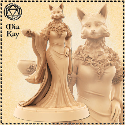 Dungeons & Dragons Elegant Foxfolk Noble Miniature