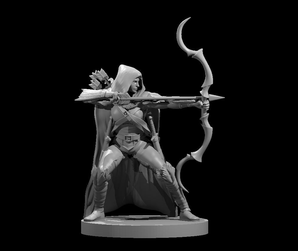 Dungeons & Dragons Elf Female Ranger Miniature