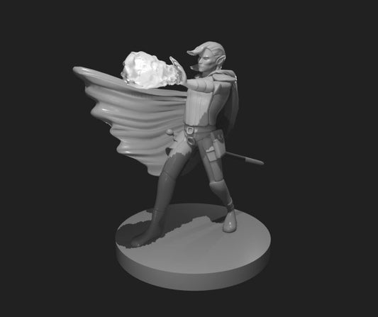 Dungeons & Dragons Elf Male Sorcerer Miniature