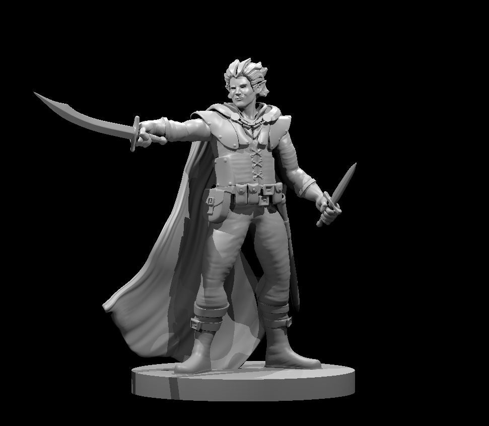 Dungeons & Dragons Elf Male Swashbuckler Miniature