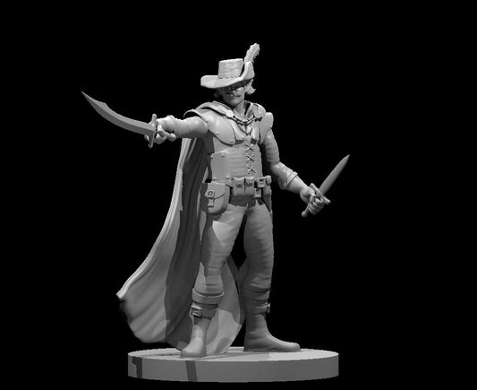 Dungeons & Dragons Elf Male Swashbuckler Miniature
