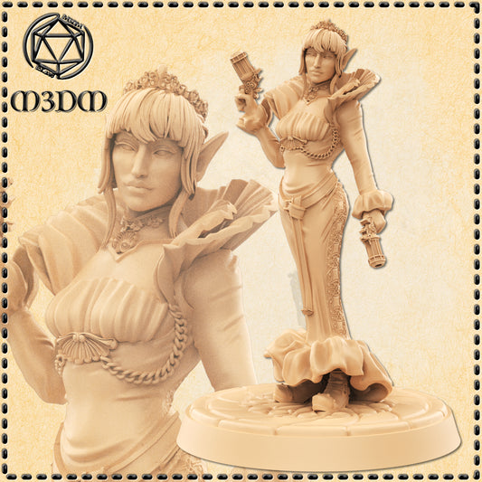 Dungeons & Dragons Elf Steampunk Noble Miniature