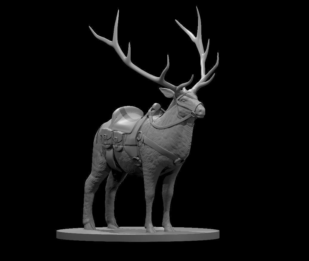 Dungeons & Dragons Elk Mount Miniature