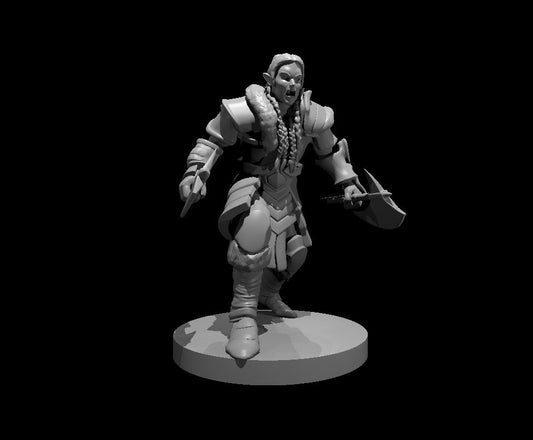 Dungeons & Dragons Elven Barbarian Miniature