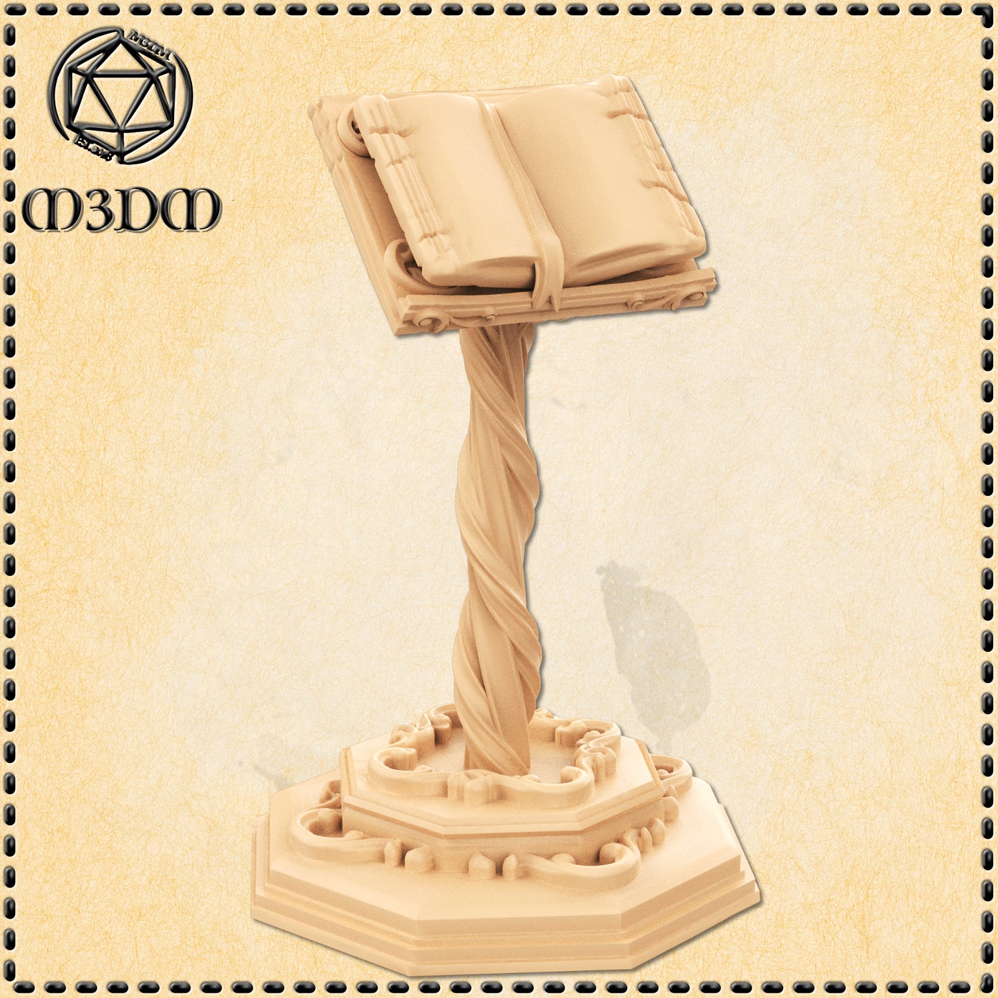 Dungeons & Dragons Enchanted Book Pedestal Miniature