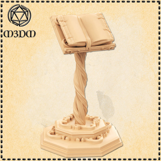 Dungeons & Dragons Enchanted Book Pedestal Miniature