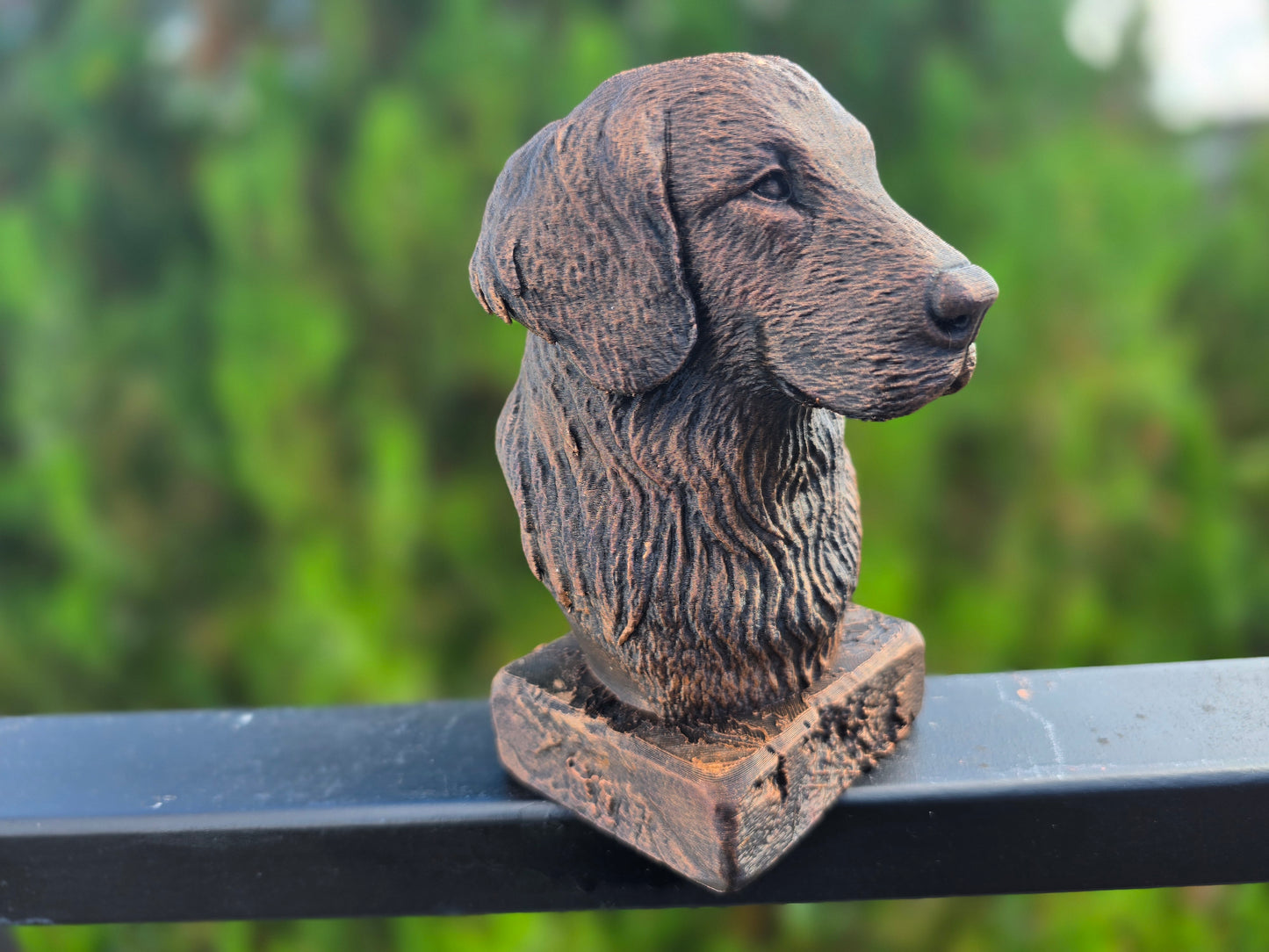 Flat Coated Retriever Bust