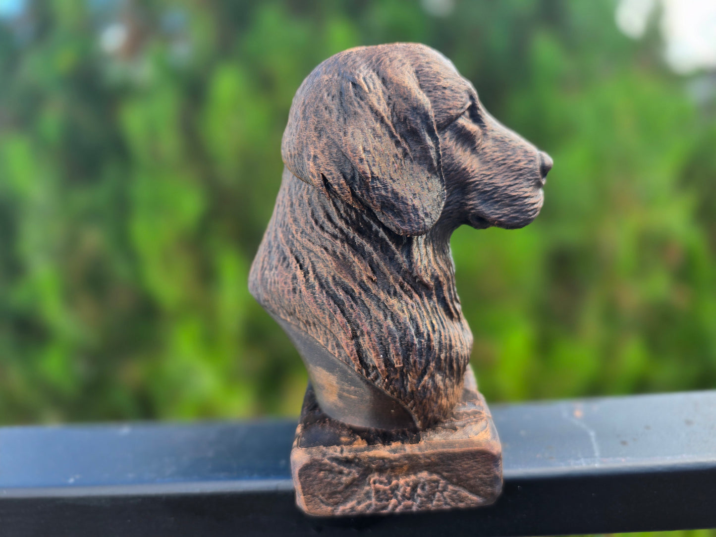 Flat Coated Retriever Bust