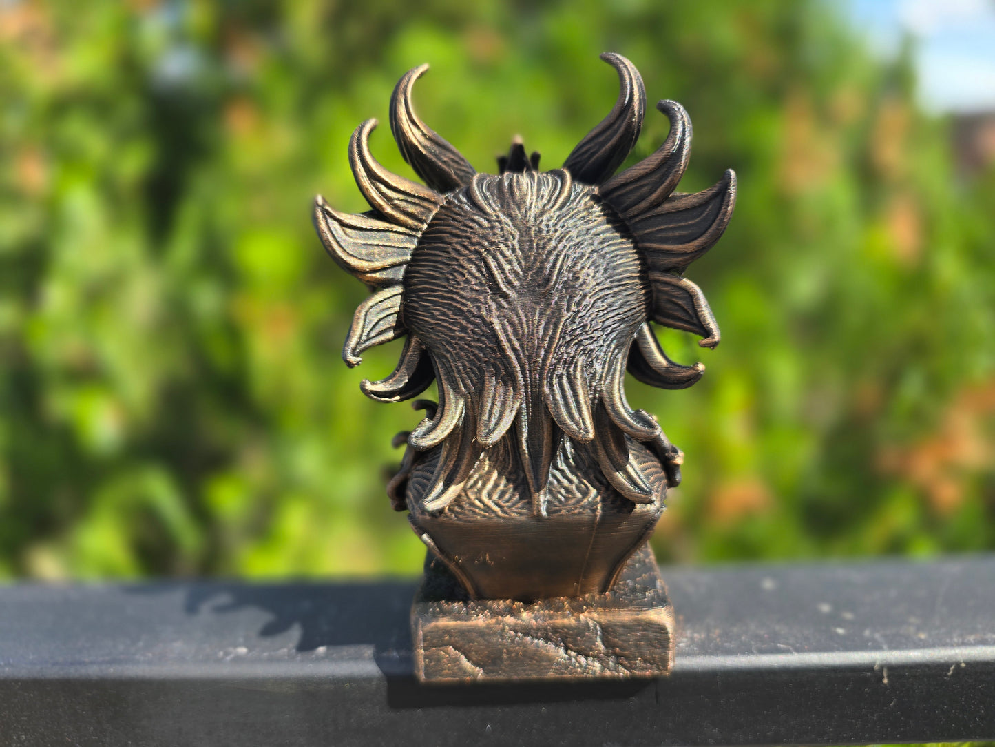 Flower Dragon Bust