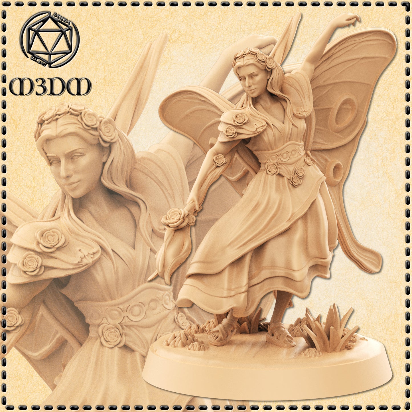 Dungeons & Dragons Fairy Druid Miniature