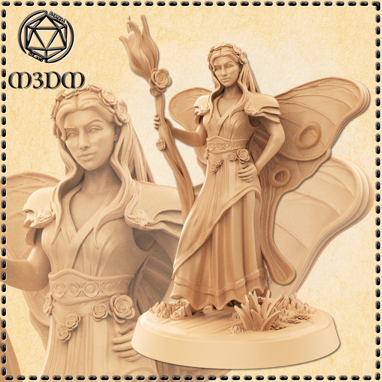 Dungeons & Dragons Fairy Druid Miniature