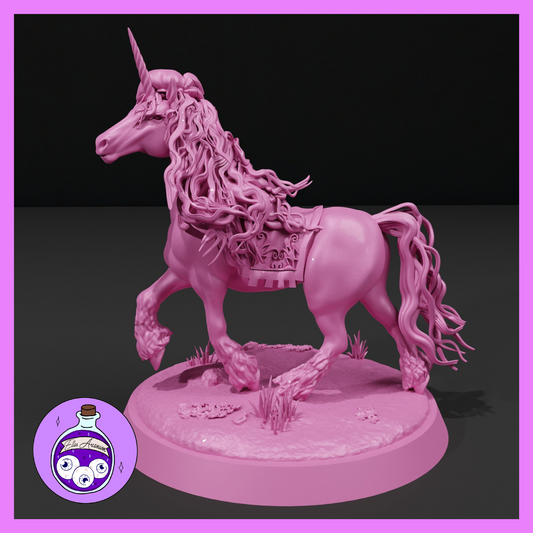 Dungeons & Dragons Fancy Lad Unicorn Miniature