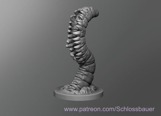 Dungeons & Dragons Fang Worm Miniature