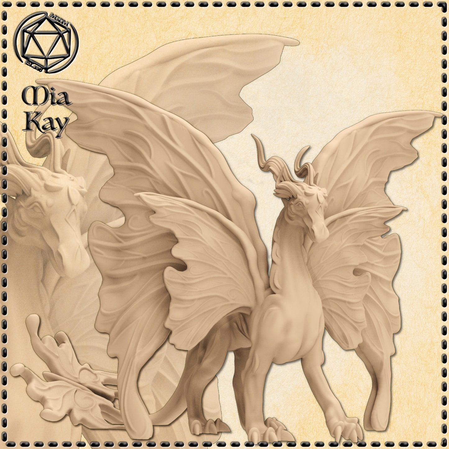 Dungeons & Dragons Farie Dragon Miniature