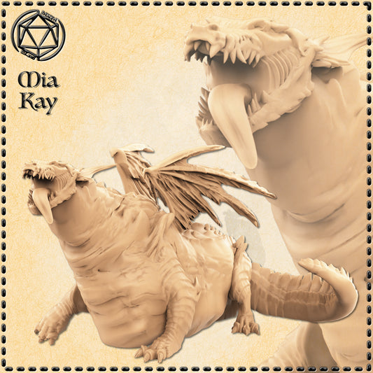 Dungeons & Dragons Fat Dragon Miniature