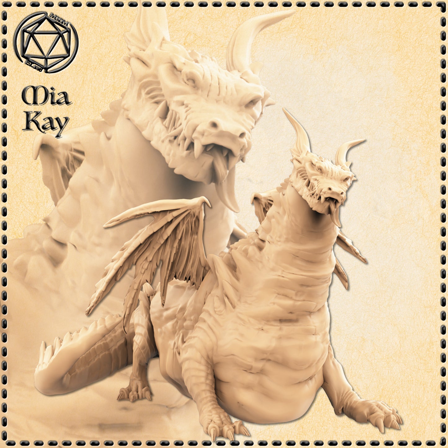 Dungeons & Dragons Fat Dragon Miniature