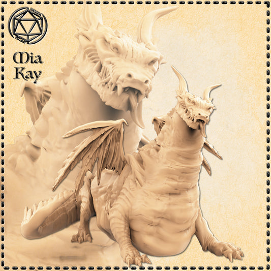 Dungeons & Dragons Fat Dragon Miniature