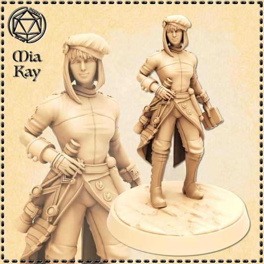 Dungeons & Dragons Female Cartographer Miniature