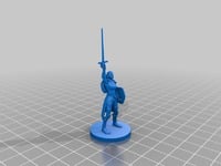 Dungeons & Dragons Female Elf Cleric with Sword Miniature
