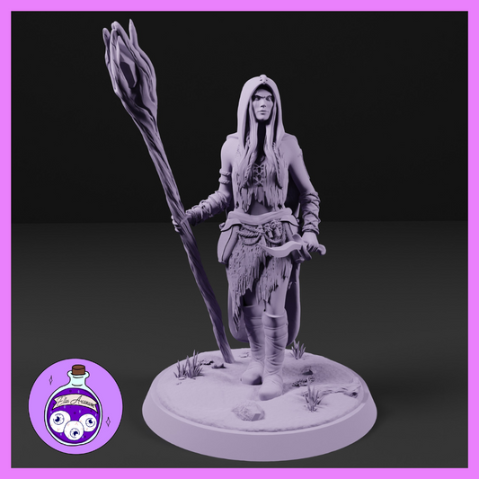 Dungeons & Dragons Female Elf Sorcerer Miniature
