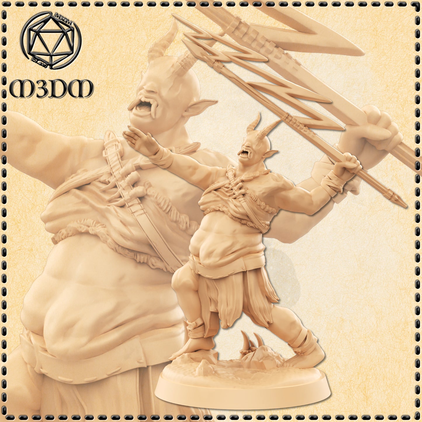 Dungeons & Dragons Female Elophar Giant Miniature