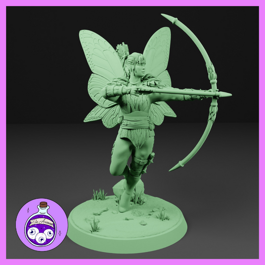 Dungeons & Dragons Female Fey Ranger Miniature