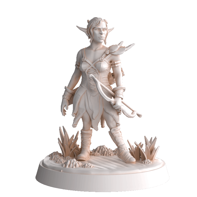 Dungeons & Dragons Female Goblin Archer Miniature