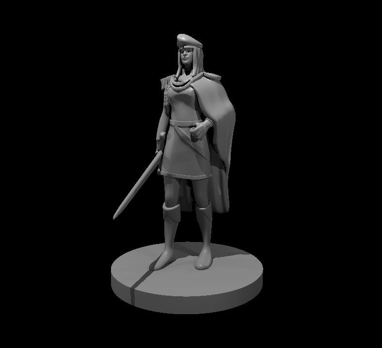 Dungeons & Dragons Female Noble Miniature