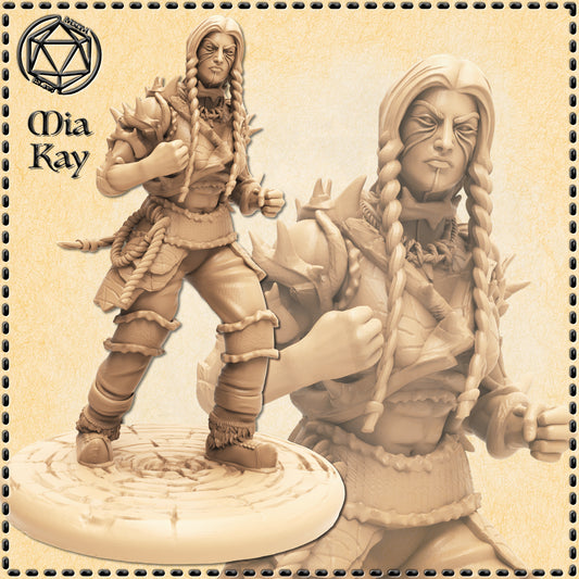 Dungeons & Dragons Female Woodland Defender Miniature