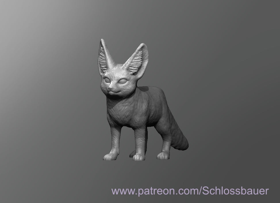 Dungeons & Dragons Fennec Fox Miniature