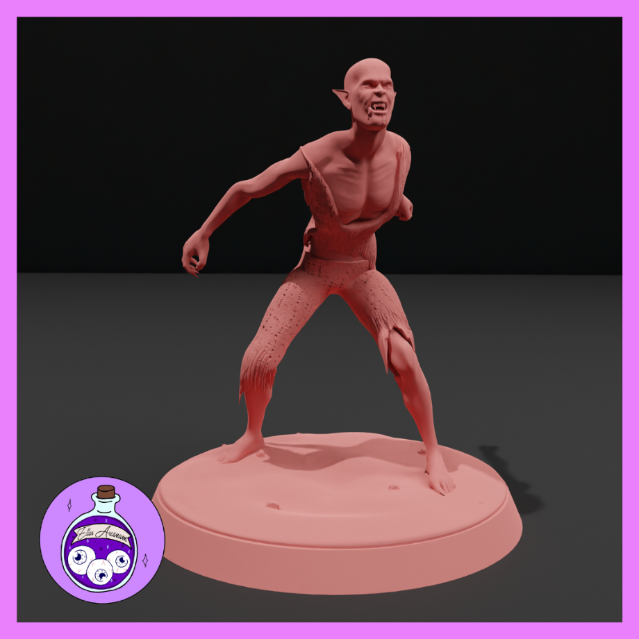 Dungeons & Dragons Feral Vampire Spawn Miniature