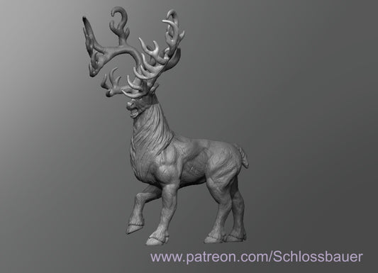 Dungeons & Dragons Ferocious Reindeer Miniature