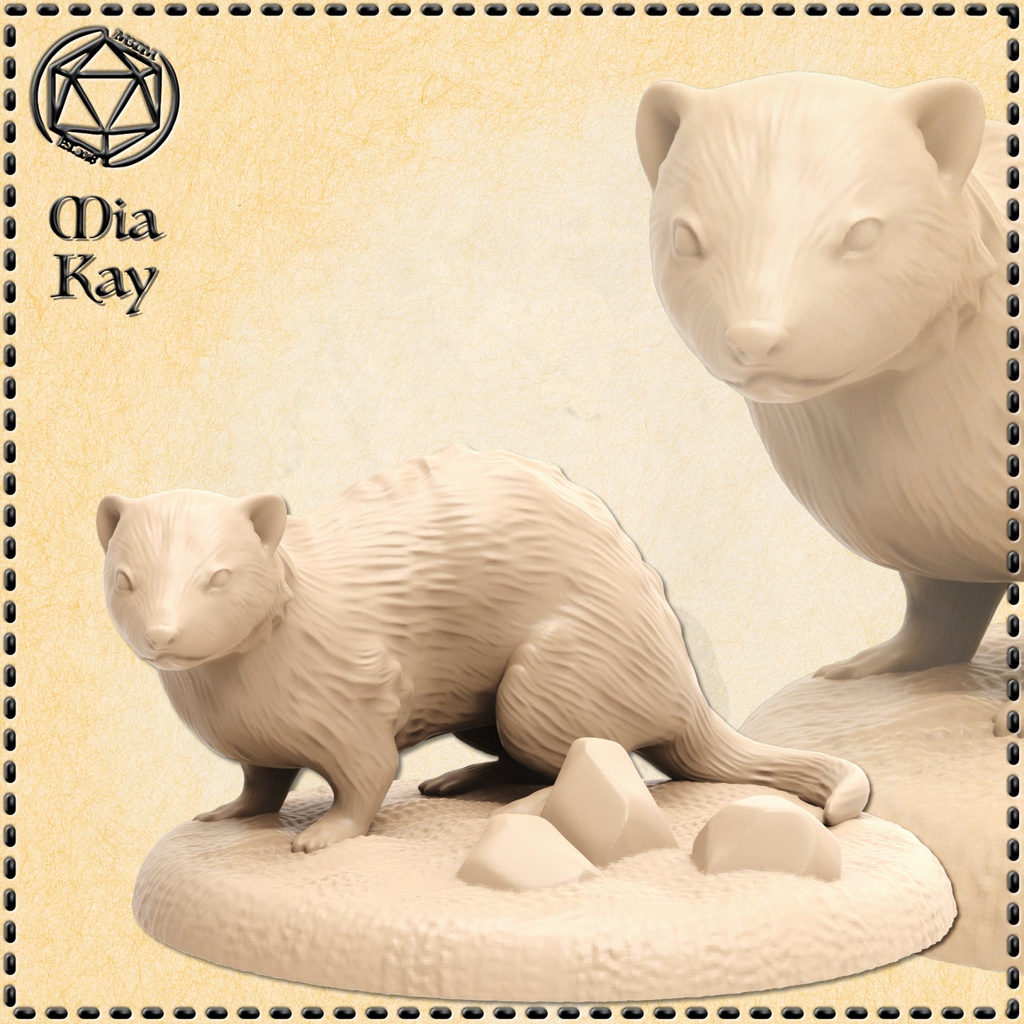 Dungeons & Dragons Ferret Miniature