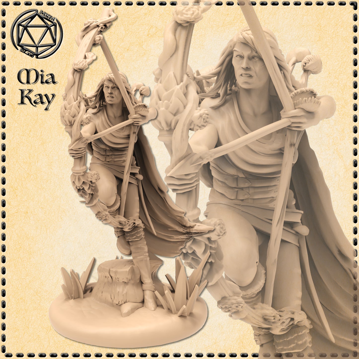 Dungeons & Dragons Fierce Dryad Ranger Miniature