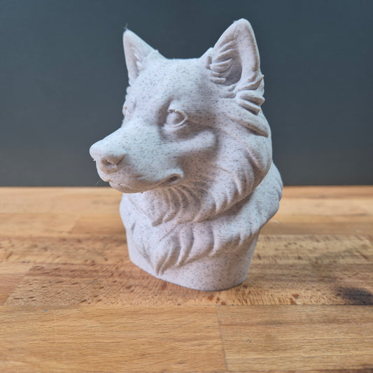 Finnish Lapphund Dog Bust