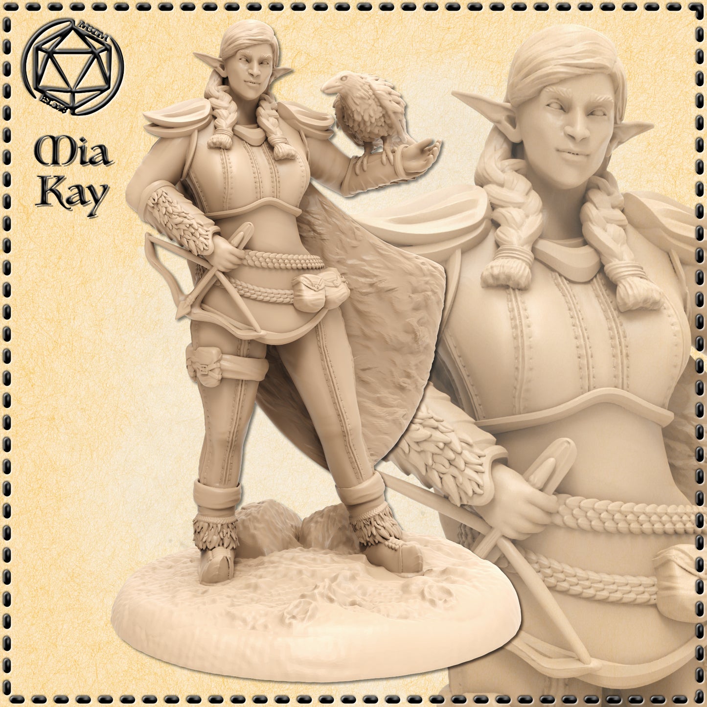 Dungeons & Dragons Firbolg Ranger Miniature