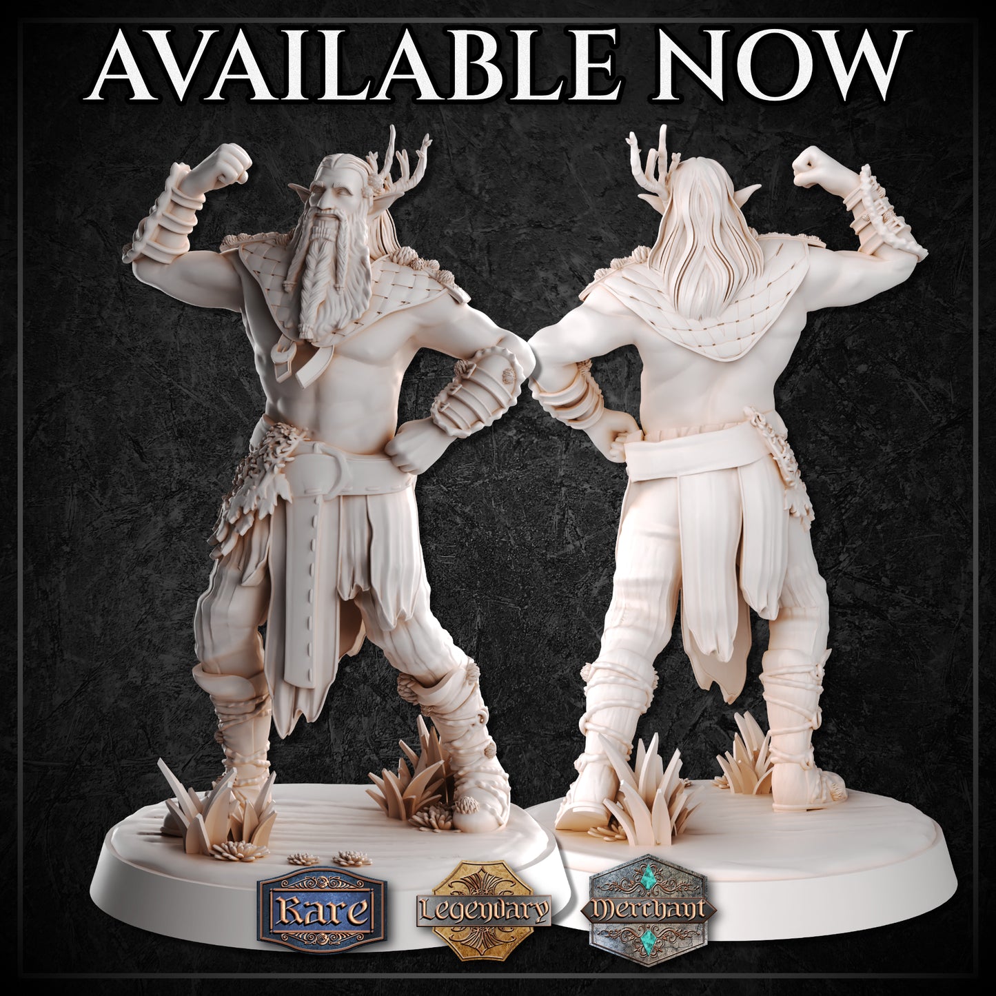 Dungeons & Dragons Firbolg Barbarian Miniature