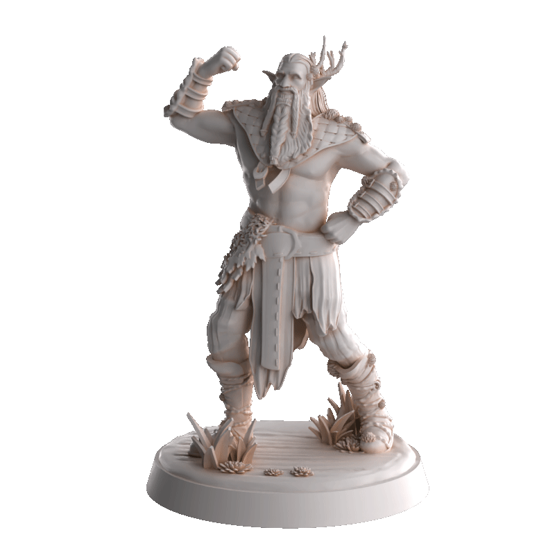 Dungeons & Dragons Firbolg Barbarian Miniature